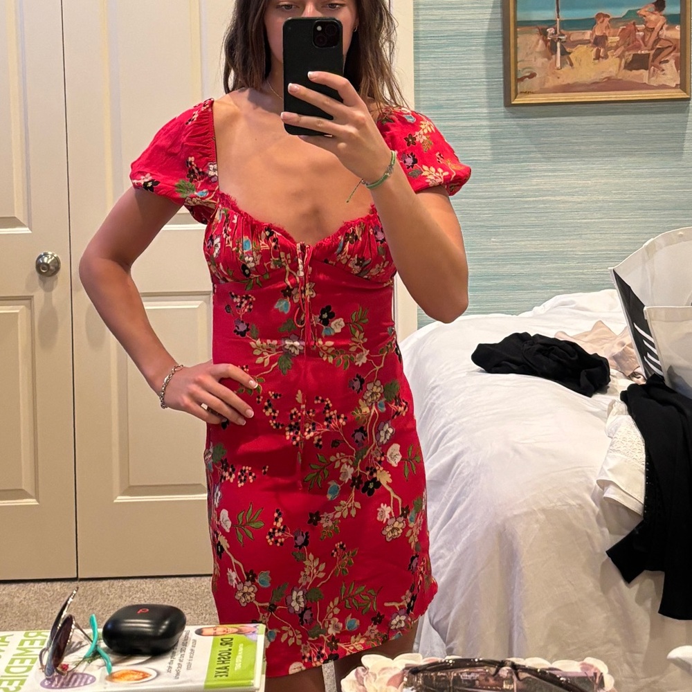 Skylar + Madison short floral dress
